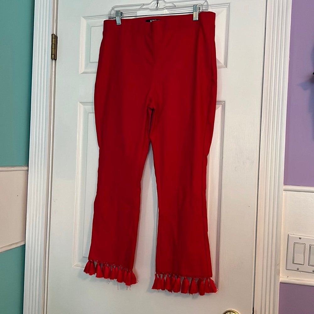 Women’s Red Tassel Pants Size 14